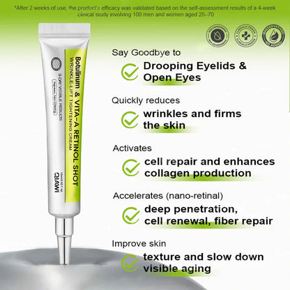Final 3 Hours: 70%OFF🔥Botulinum & Vita-A Retinol Shot Wrinkle-Lift Tightening cream✨