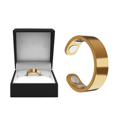 Juxek™ Magnetic Ring - Elegant Stainless Steel Ring - Magnet Rings