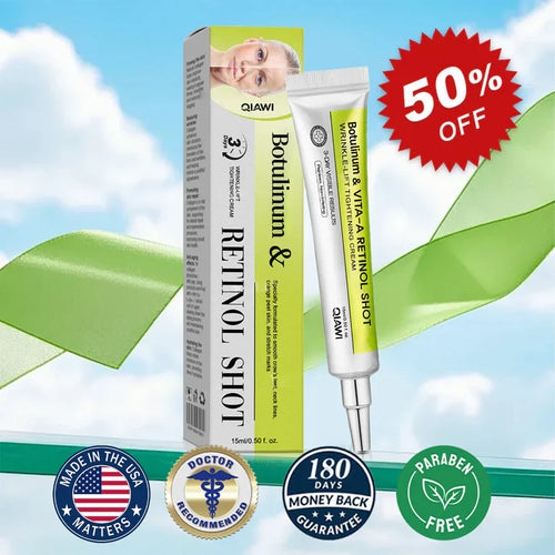 Final 3 Hours: 70%OFF🔥Botulinum & Vita-A Retinol Shot Wrinkle-Lift Tightening cream✨