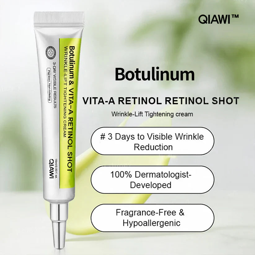 Final 3 Hours: 70%OFF🔥Botulinum & Vita-A Retinol Shot Wrinkle-Lift Tightening cream✨