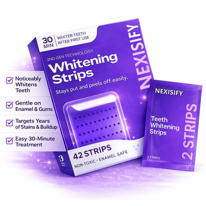 NEXISIFY Purple Teeth Whitening Strips