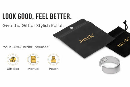 Juxek™ Magnetic Ring - Elegant Stainless Steel Ring - Magnet Rings
