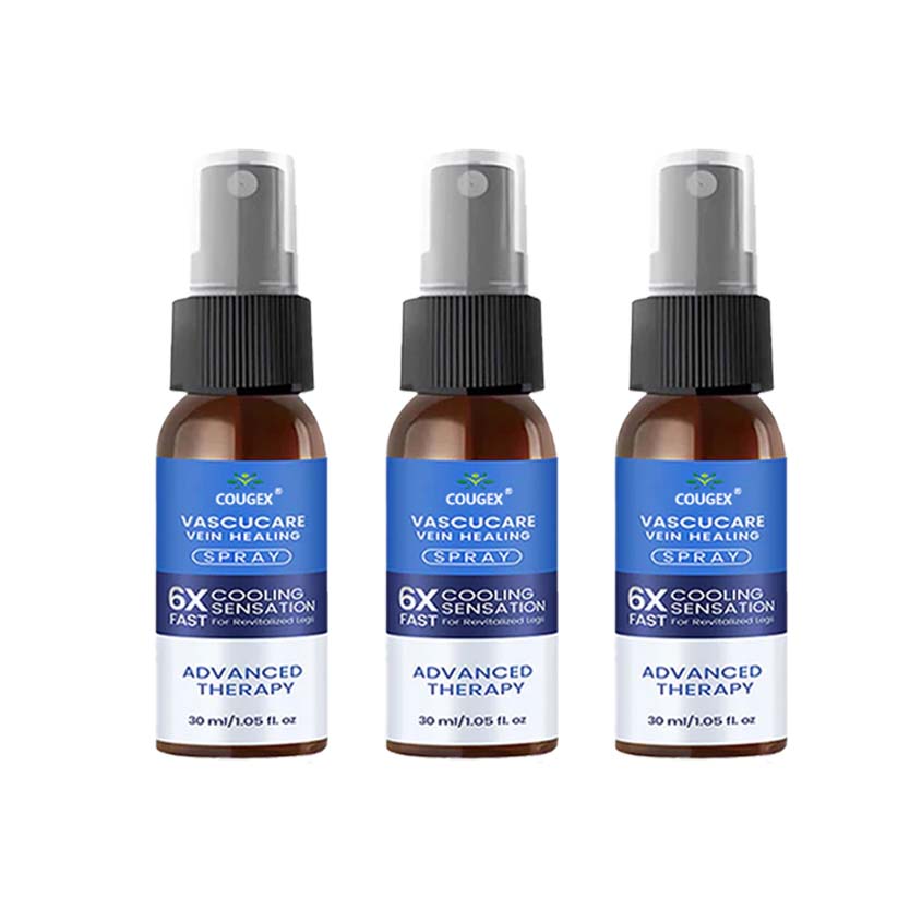 🇨🇦🏆COUGEX® VascuCare Vein Healing Spray(Designed for Varicose veins, Spider veins, Deep vein Thrombosis, Chronic venous insufficiency, Venous ulcers, Thrombophlebitis and other venous issues)