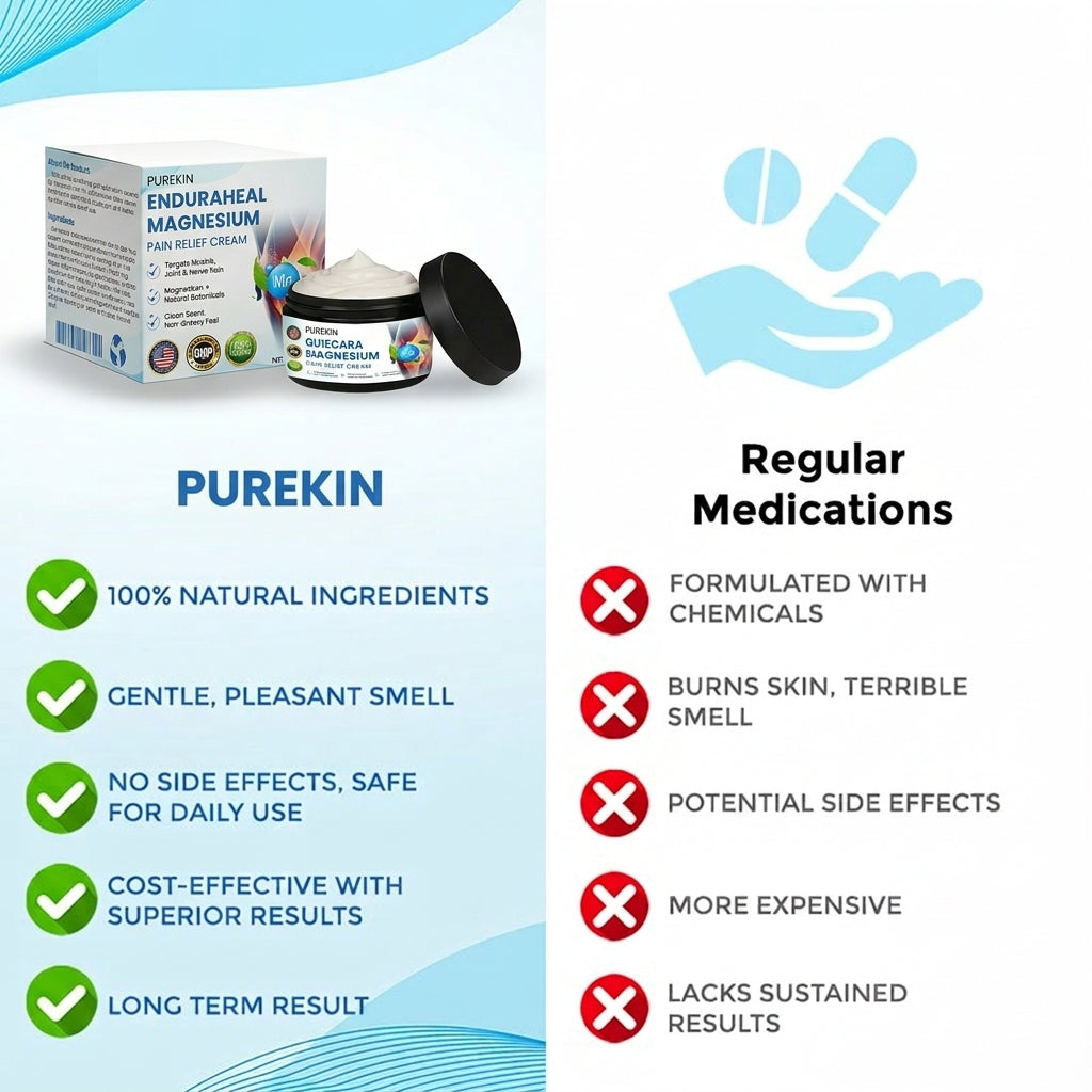𝗣𝗨𝗥𝗘𝗞𝗜𝗡 𝐄𝐧𝐝𝐮𝐫𝐚𝐇𝐞𝐚𝐥 𝐌𝐚𝐠𝐧𝐞𝐬𝐢𝐮𝐦 𝐏𝐚𝐢𝐧 𝐑𝐞𝐥𝐢𝐞𝐟 𝐂𝐫𝐞𝐚𝐦 (Treats Arthritis, Neuropathy, Rheumatism, Sports Injuries & More)