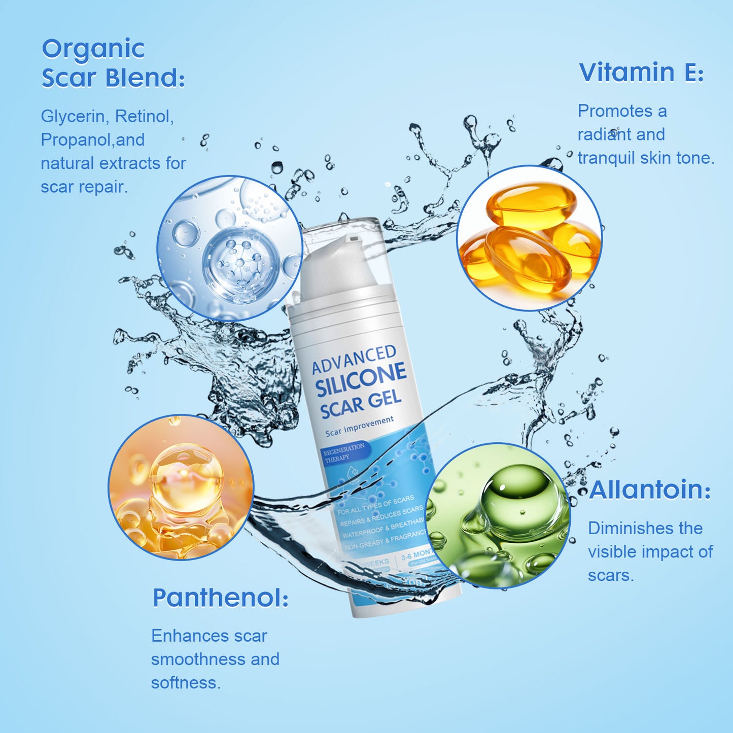 Purekin Advanced Silicone Scar Gel