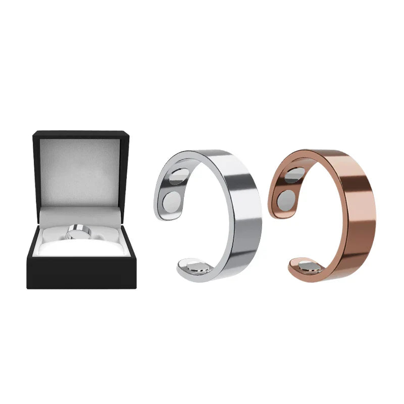 Juxek™ Magnetic Ring - Elegant Stainless Steel Ring - Magnet Rings
