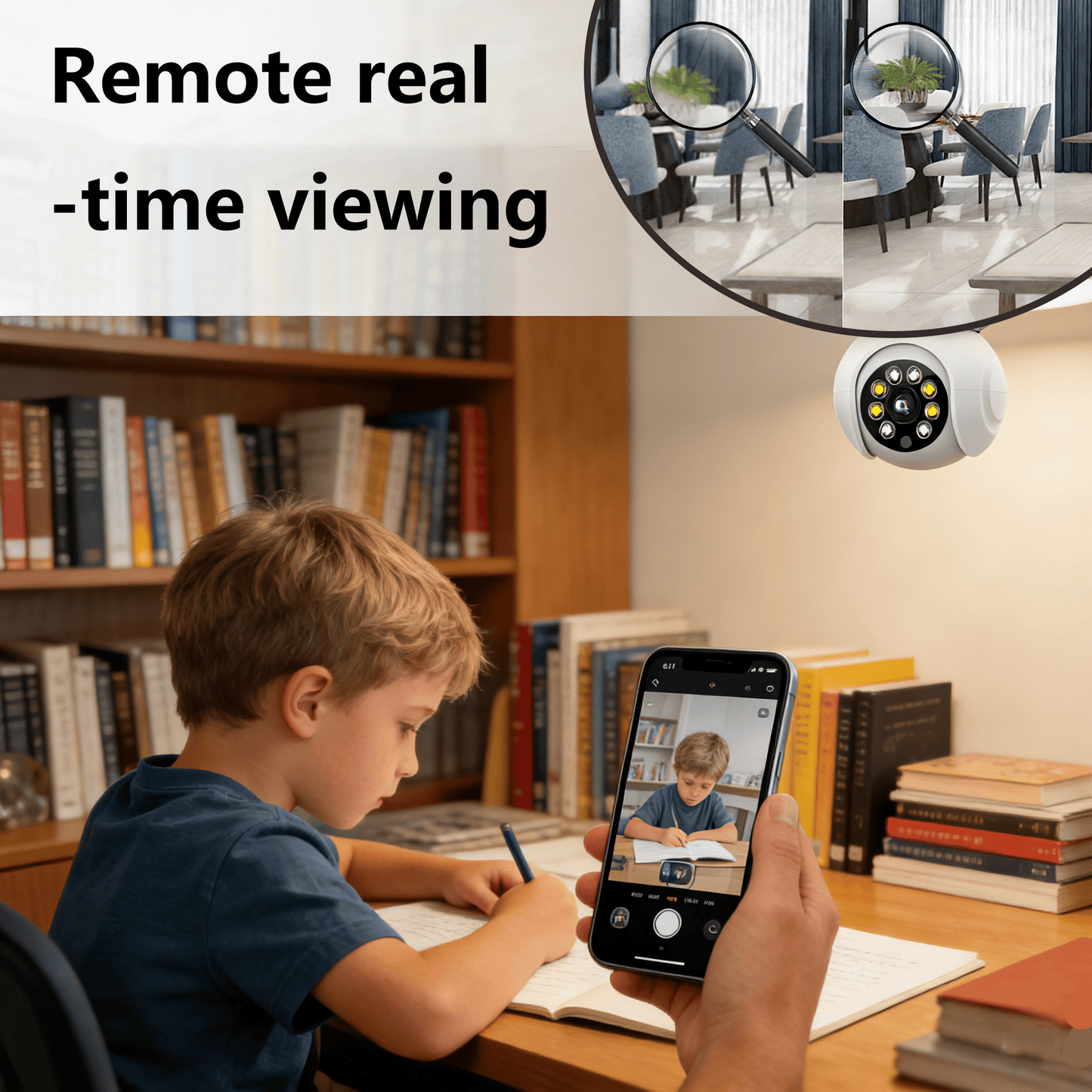 Smart Light Bulb-Style Surveillance Monitor✨