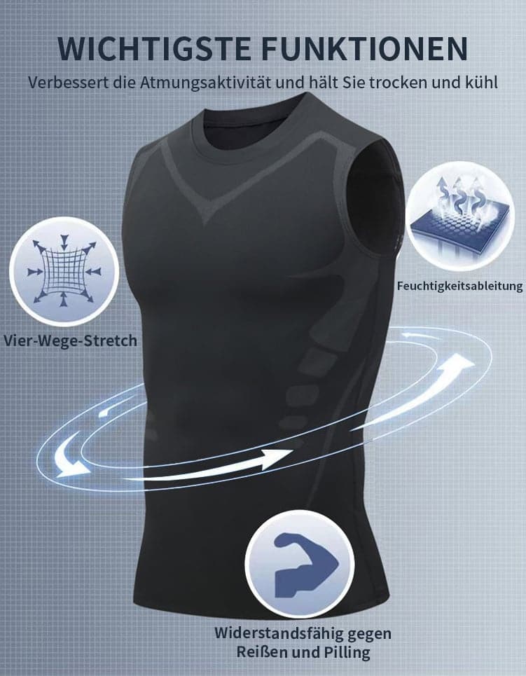 🔥 70% OFF NOW! 💪 Lonic Shaping Vest – Compression & Cooling – Body Contouring & Sleeveless – Invisible Under Clothes 🕶️