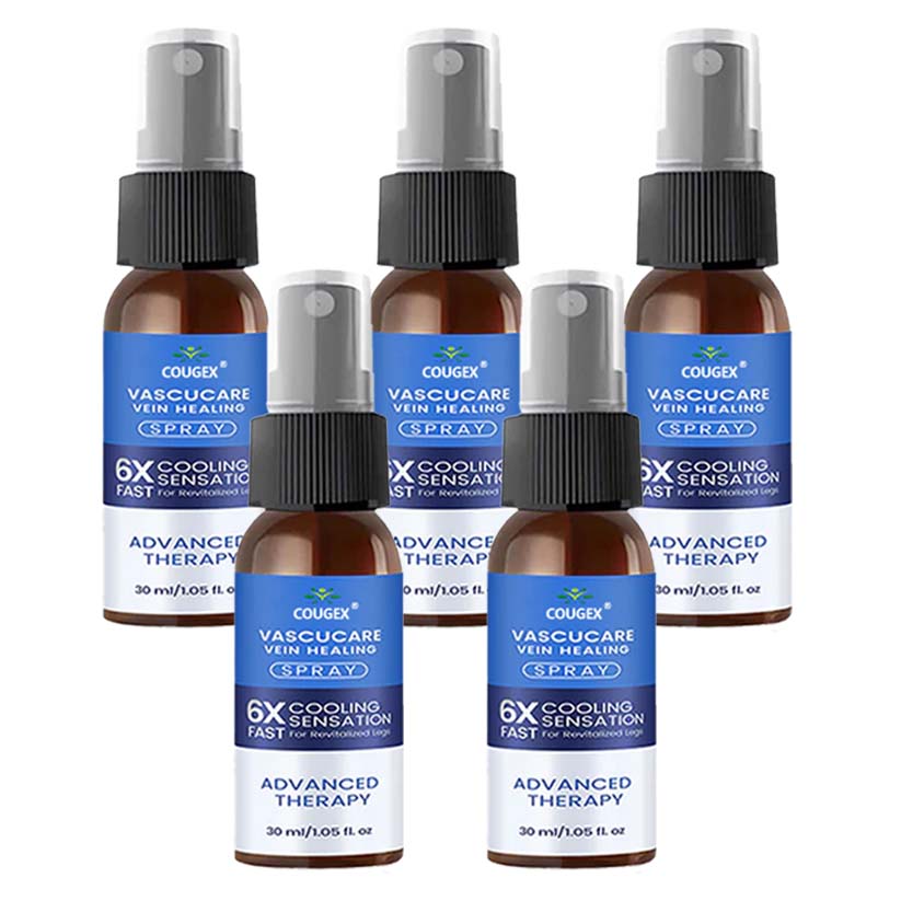 🇨🇦🏆COUGEX® VascuCare Vein Healing Spray(Designed for Varicose veins, Spider veins, Deep vein Thrombosis, Chronic venous insufficiency, Venous ulcers, Thrombophlebitis and other venous issues)