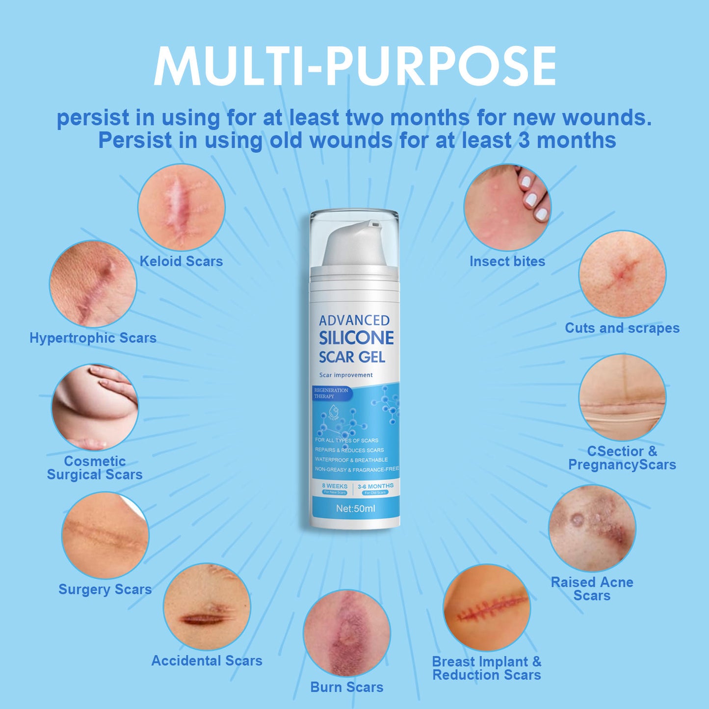 Purekin Advanced Silicone Scar Gel