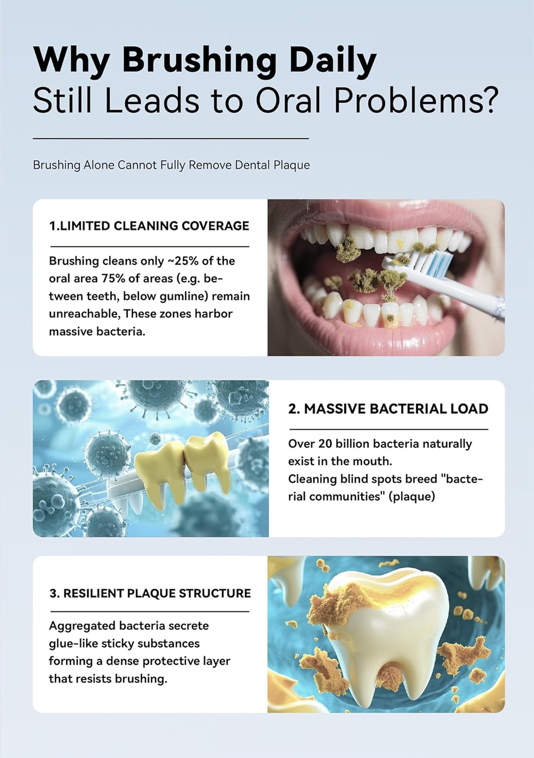🔥New Year Discount 49% Off🎄Probiotics & Pearl Powder Toothpaste Fluoride-Free