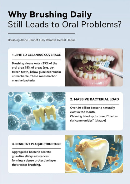 🔥New Year Discount 49% Off🎄Probiotics & Pearl Powder Toothpaste Fluoride-Free