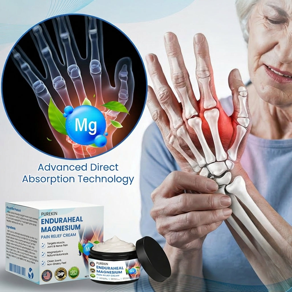𝗣𝗨𝗥𝗘𝗞𝗜𝗡 𝐄𝐧𝐝𝐮𝐫𝐚𝐇𝐞𝐚𝐥 𝐌𝐚𝐠𝐧𝐞𝐬𝐢𝐮𝐦 𝐏𝐚𝐢𝐧 𝐑𝐞𝐥𝐢𝐞𝐟 𝐂𝐫𝐞𝐚𝐦 (Treats Arthritis, Neuropathy, Rheumatism, Sports Injuries & More)