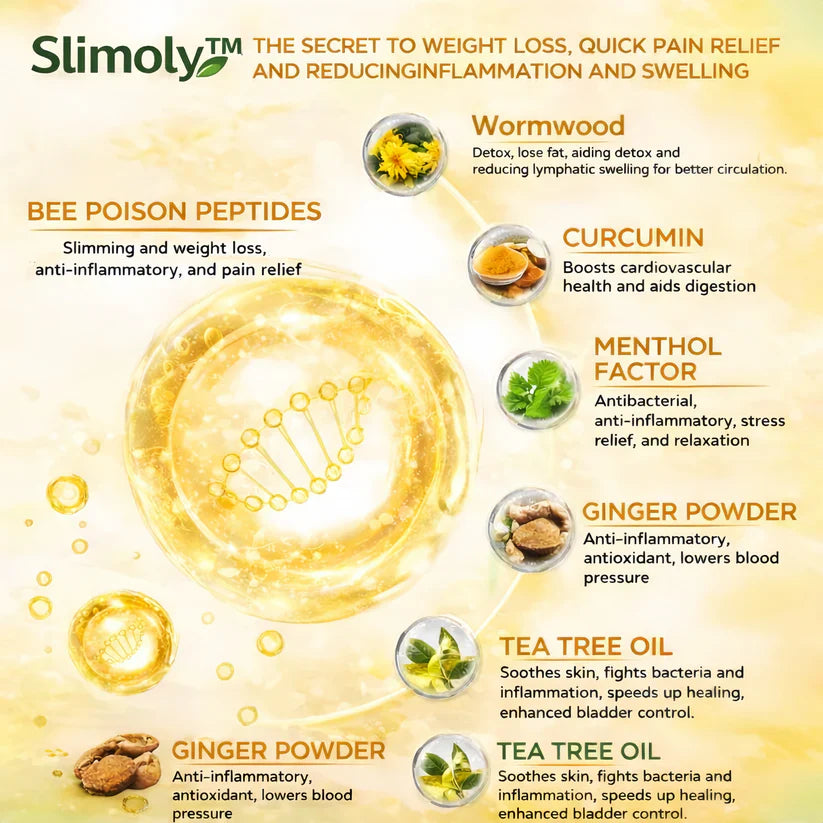 Slimoly™ Bee Poison Lymphatic Drainage Slimming Patches(10 Pieces)🐝