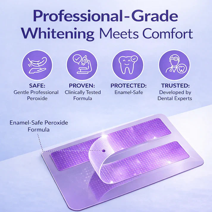 NEXISIFY Purple Teeth Whitening Strips