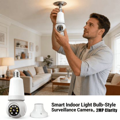 Smart Light Bulb-Style Surveillance Monitor✨