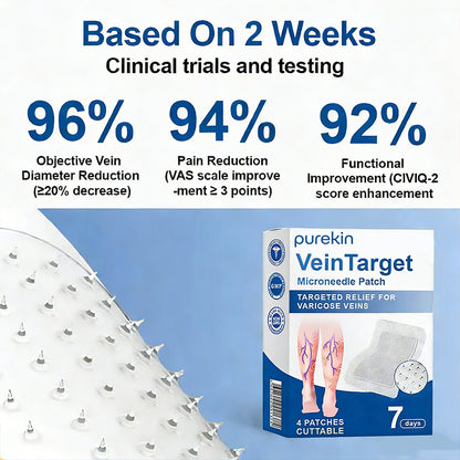Purekin VeinTarget Microneedle Patch