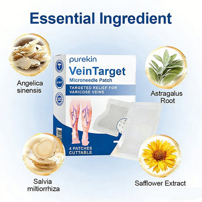 Purekin VeinTarget Microneedle Patch