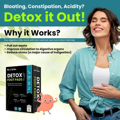 Detox Foot Pads - Restore Balance & Wellness (30 Pads)