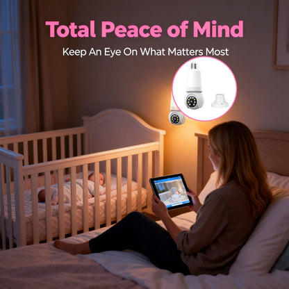 Smart Light Bulb-Style Surveillance Monitor✨