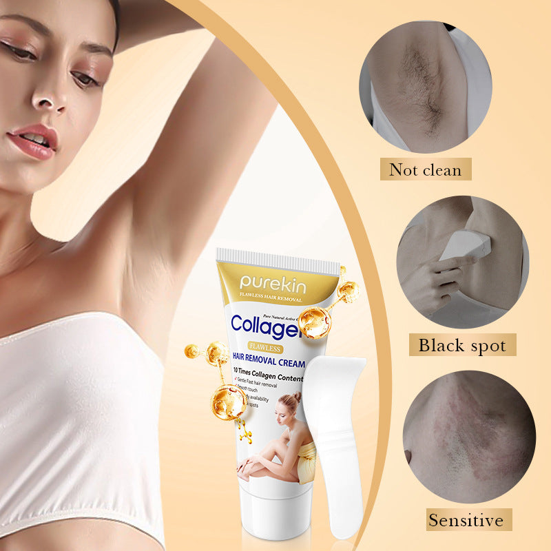 Purekin Collagen Gentle Hair Removal Cream