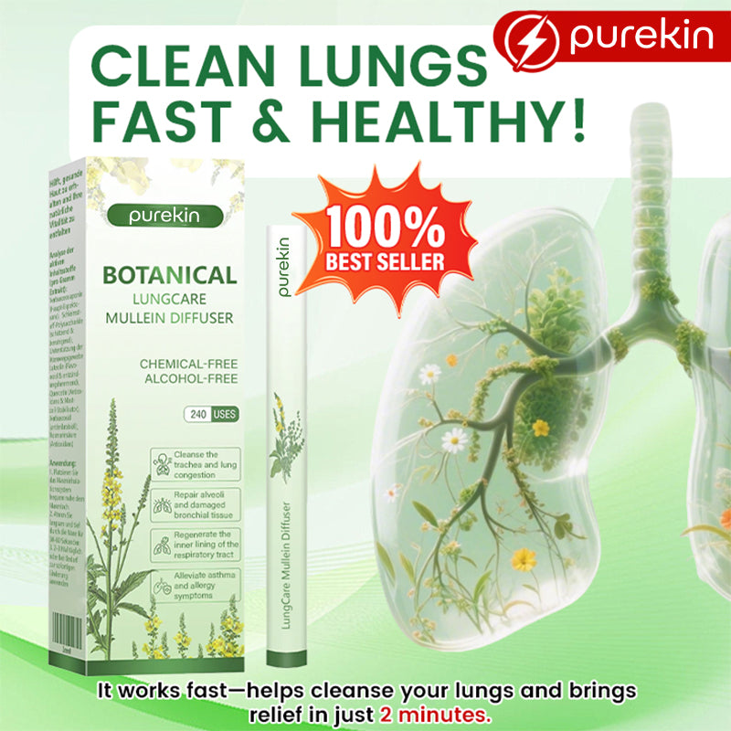 Purekin Botanical LungCare Mullein Diffuser
