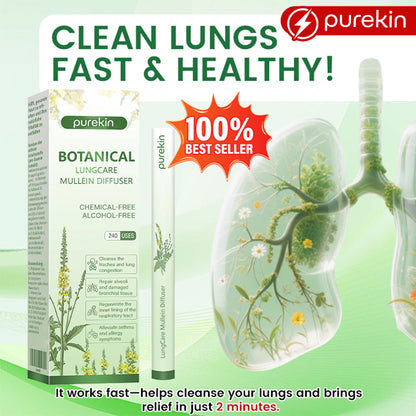 Purekin Botanical LungCare Mullein Diffuser