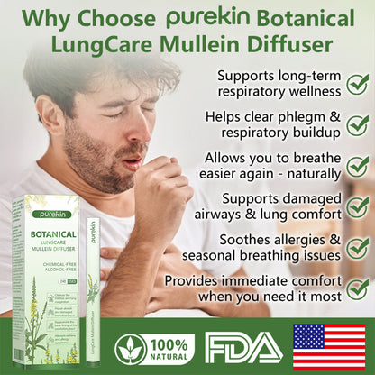 Purekin Botanical LungCare Mullein Diffuser