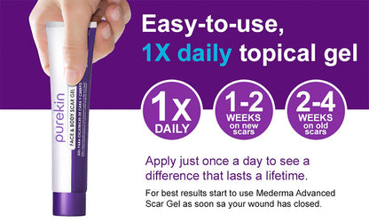 Purekin Scar Gel – Approved for Proven Scar Repair Visible Results, Healthier Skin, Renewed Confidence