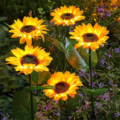 ⏳Time-Limited Special Price: 9.99!!⏰ Solar Sunflower Garden Stake Lights 🌻 | Waterproof 🌧️ | No Wiring💡